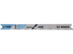 Lâmina de Serra Vertical BOSCH U 118 B Basic para Metal