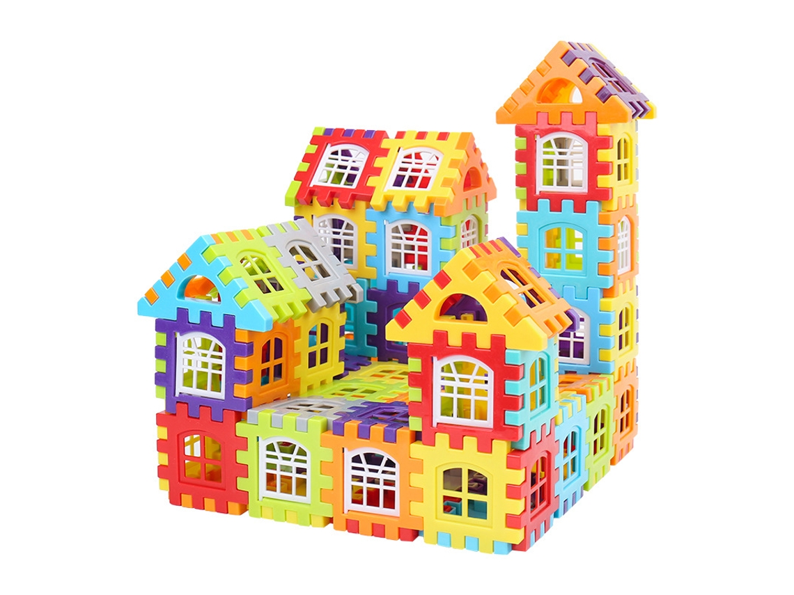 Conjunto De Blocos De Construção Com 310 Peças Para Bebés E Crianças Encaixe Para Bebés E Crianças Hexinyigjly