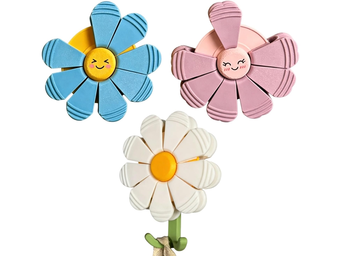 Clipe Decorativo Em Formato De Flor Organizar Papéis, Fotos E Anotações Utensílio De Organização Cozinha