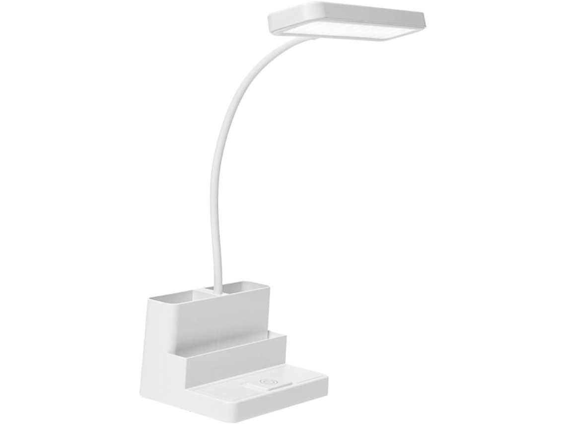 Luminária De Mesa Led Dobrável Sensível Ao Toque, Branca, Em