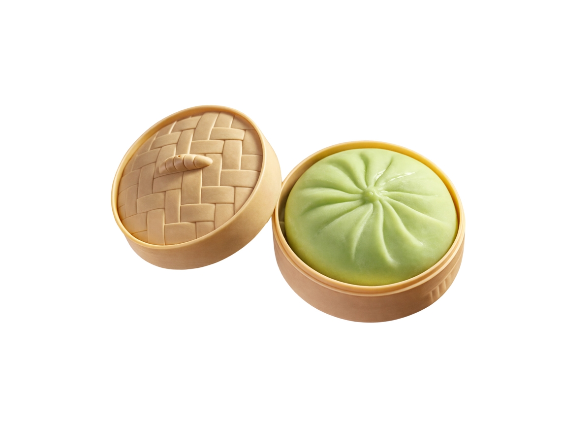Brinquedo Squishy Bun Verde, da Marca LAXISCREED, para Aliviar Ansiedade e Promover Bem estar