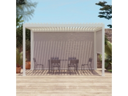 Pérgula Bioclimática 3X4M Toldo de 300Cm Toldo de 400Cm Branco SWEEEK