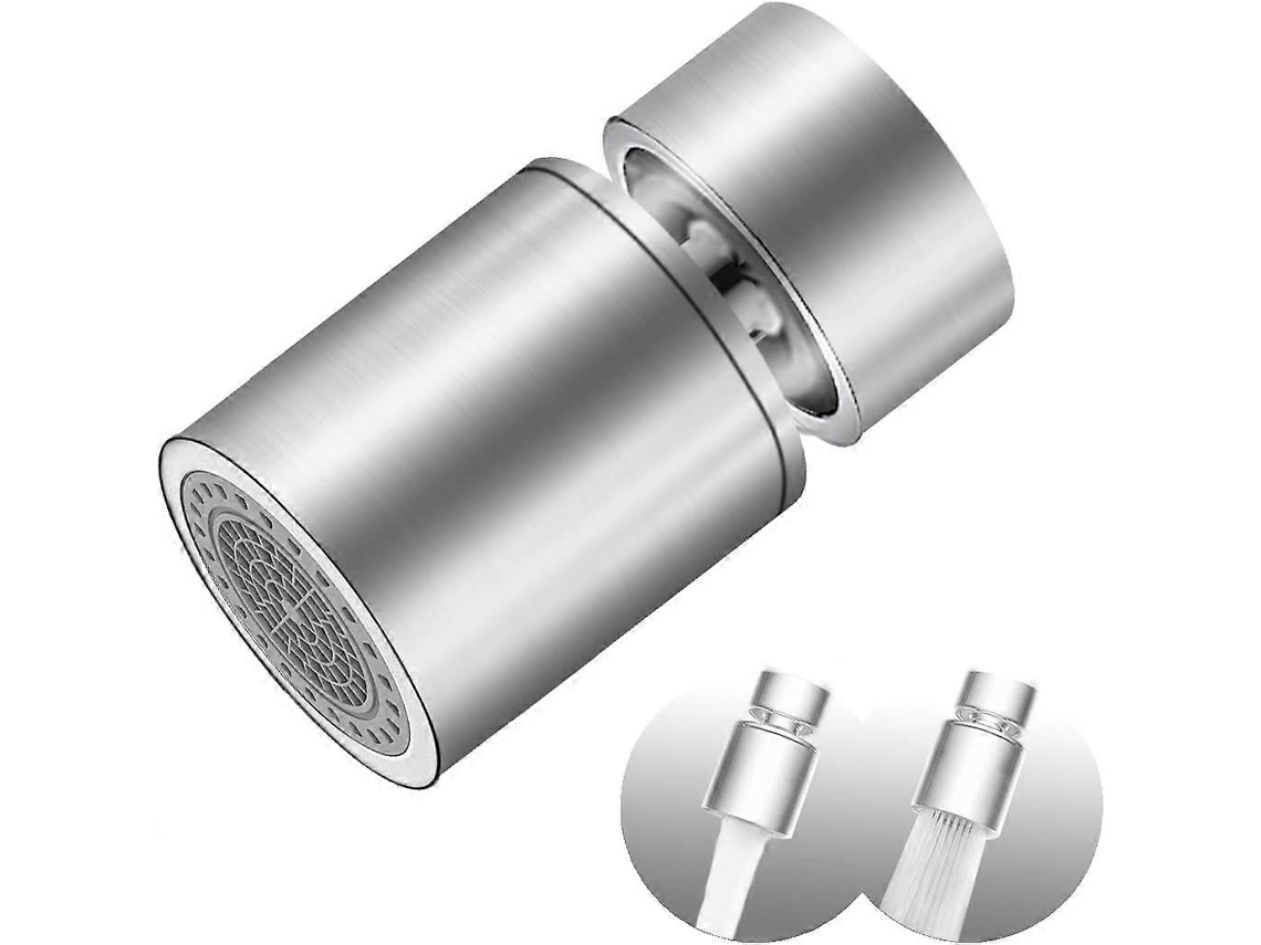 Aerador de Grifo FM22, Ahorro de Água, 360°, 2 Modos, 5 Adaptadores S/MARCA
