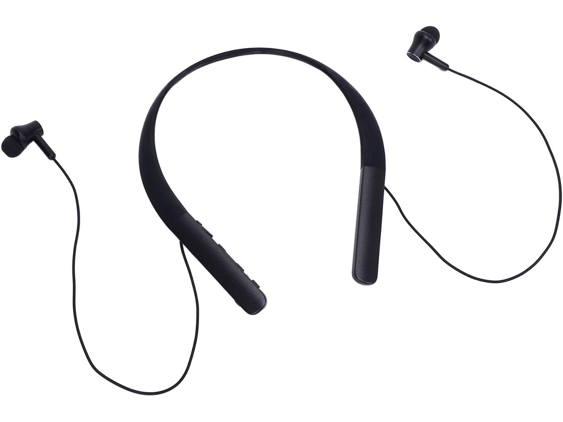 Naroote Casque De Cou Bluetooth, Sans Fil Autour Du Cou, Auditif Léger Com Ferramenta De Nettoyage, Ideal Um