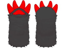 Luvas De Cosplay, Unissex, Em Formato Pata Animal Desenho Animado,