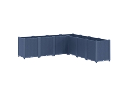 Garden Planter, Garden Planters Vidaxl Cinzeto Polipropileno (160 X 160 X 53 Cm)