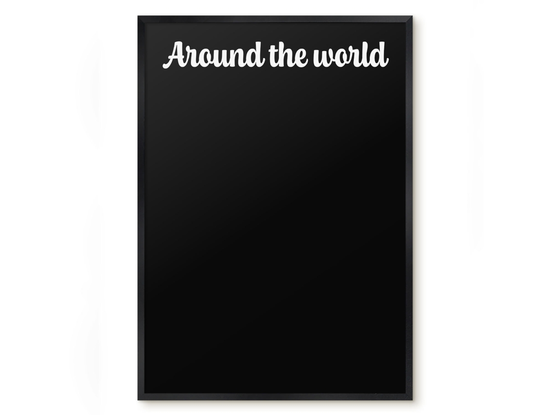 Magnetic Board For Wall Around The World For The Bedroom Espelharte (50x70 Cm)