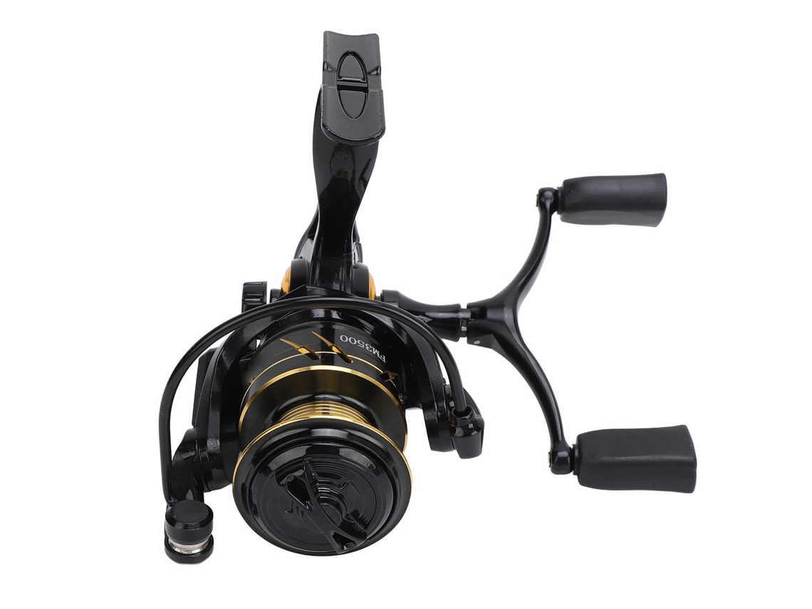 Molinete de Pesca Metal Fm3500 Duas Manivelas