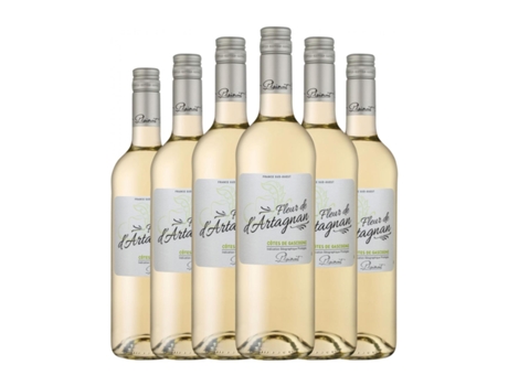 Vinho branco PLAIMONT Fleur de d'Artagnan Blanc Vin de Pays Côtes de Gascogne (0.75 L - 6 Unidades)