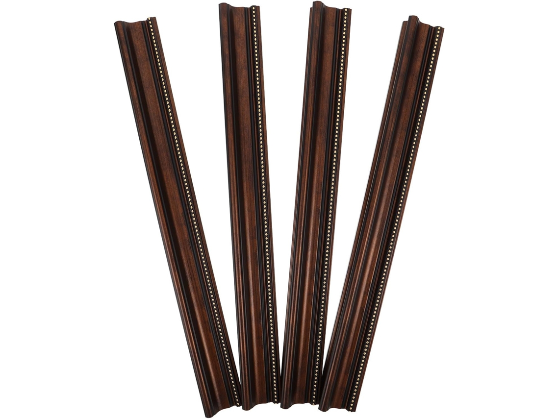 Baluue Conjunto De 4 Peças Molduras Vintage Para Pinturas A Óleo, Em Espuma Moldada Para Parede, Ideal Para Projetos Diy