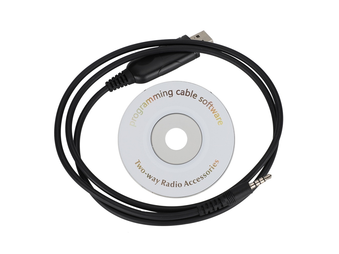 Cabo Programação Uv-3r, Ht1000, 7,5 X 2 X 1 Cm, 1 Cm, 0,4 Polegadas Cor Preto Para Transferência De Dados Elysve