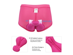 2pcs Calcinha Ciclismo Feminina com Almofada 3d Gel S/MARCA