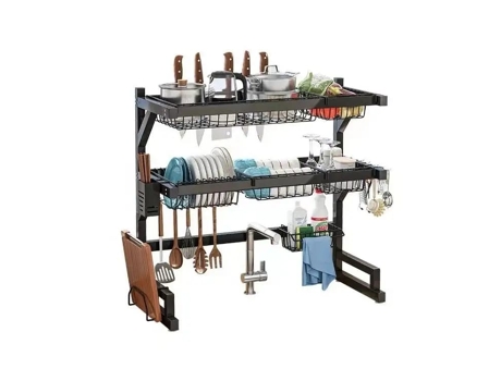 Suporte Para Escorredor Pratos Para Cozinha 2 Pisos Clinks