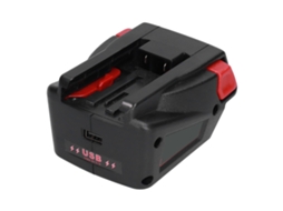 Aetheria adaptador Conversor Bateria Milwaukee M18 Li ion para Bateria Milwaukee V18 18v com Porta Usb