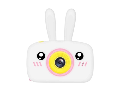 Câmara Digital Hd 1080p Mini Cartoon Onlike Câmara Digital Hd 1080p Mini Cartoon (coelho Bra (coelho Branco)