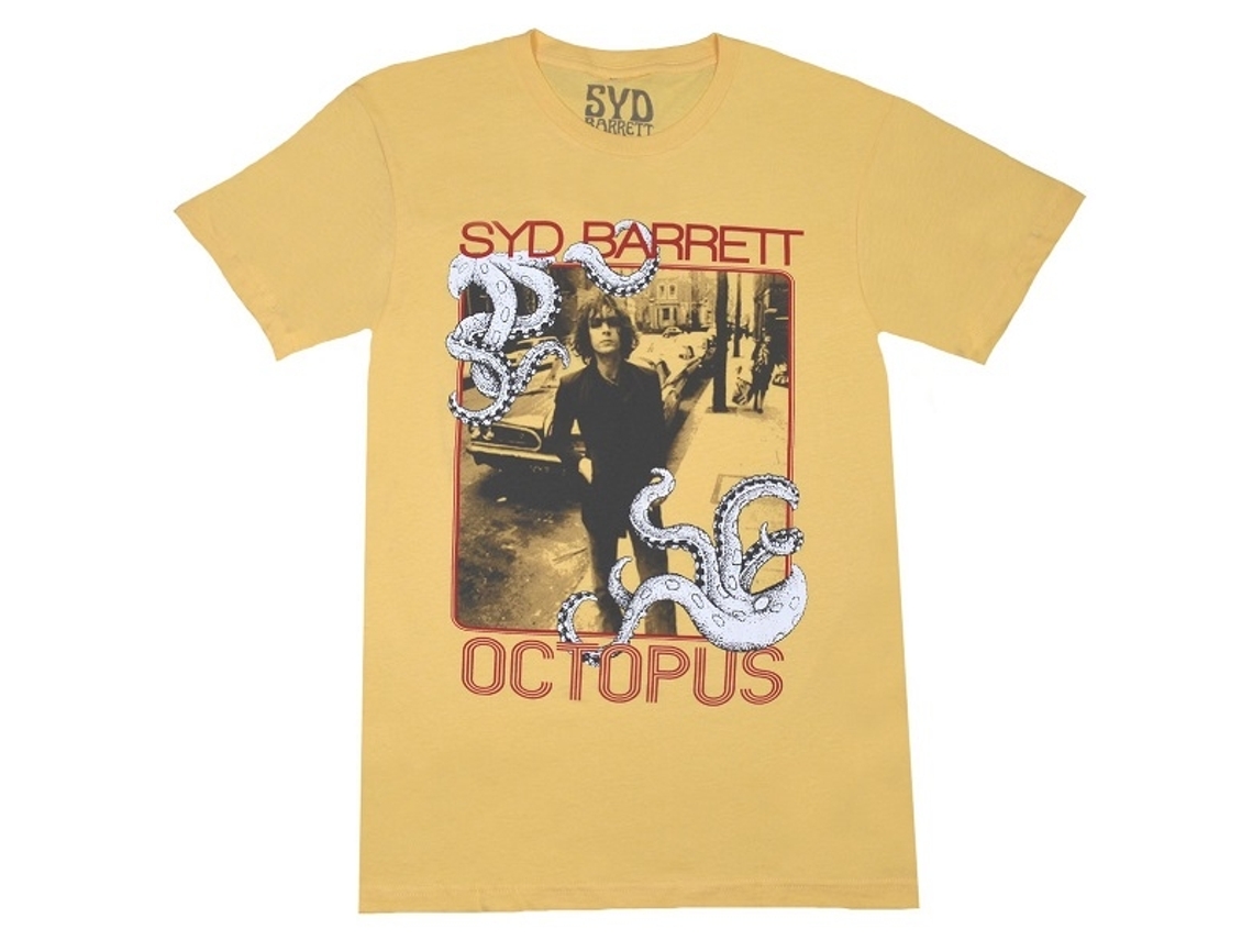 Syd Barrett Octopus T-shirt Unisex Adults Size:m