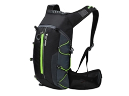 Lurelia Acessório Bicicleta Respirável Resistente À Água, Leve, 10l, Nylon, Preto / Verde / Amarelo