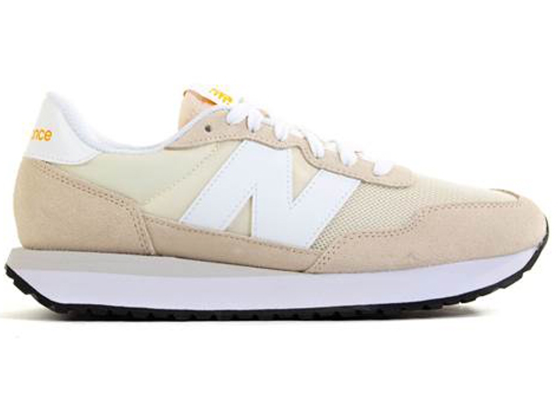 T nis NEW BALANCE 237 Bege Amarelo Material Sint tico