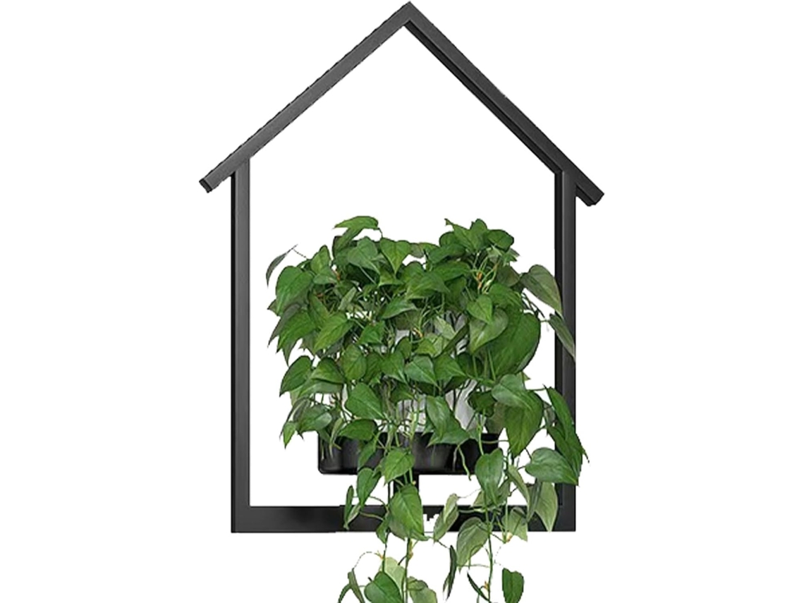 Prateleiras de Parede para Plantas Suporte de Metal Grosso e Compacto, Suporte para Flores, Fixação na Janela, Fácil CHABERLU