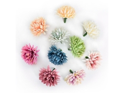Omni 10 Peças de Flores Artificiais de Cores Diferentes para Decoração de Casamento, Cartões, Festas, Lar e Artesanato