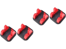 Suporte Giratório Adesivo De Silicone Para Celular, Conjunto De 4 Peças, Para Carro, Compatível Com Celulares E Outros Dispositivos.