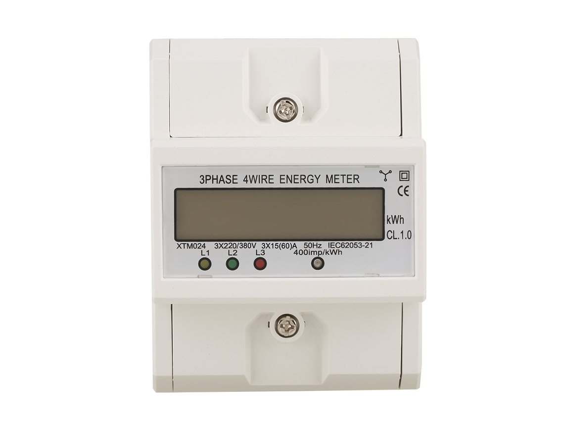 Contador Elétrico Trifásico Digital 3x220v 15 a Rail Din Kwh (60)
