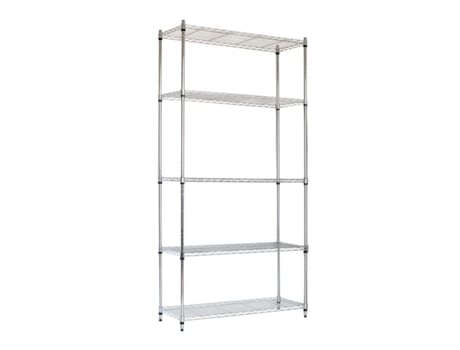 Estante Metálica com 5 Prateleiras Ajustáveis ??182,8x91,4x35,5cm 400Kg 7casa