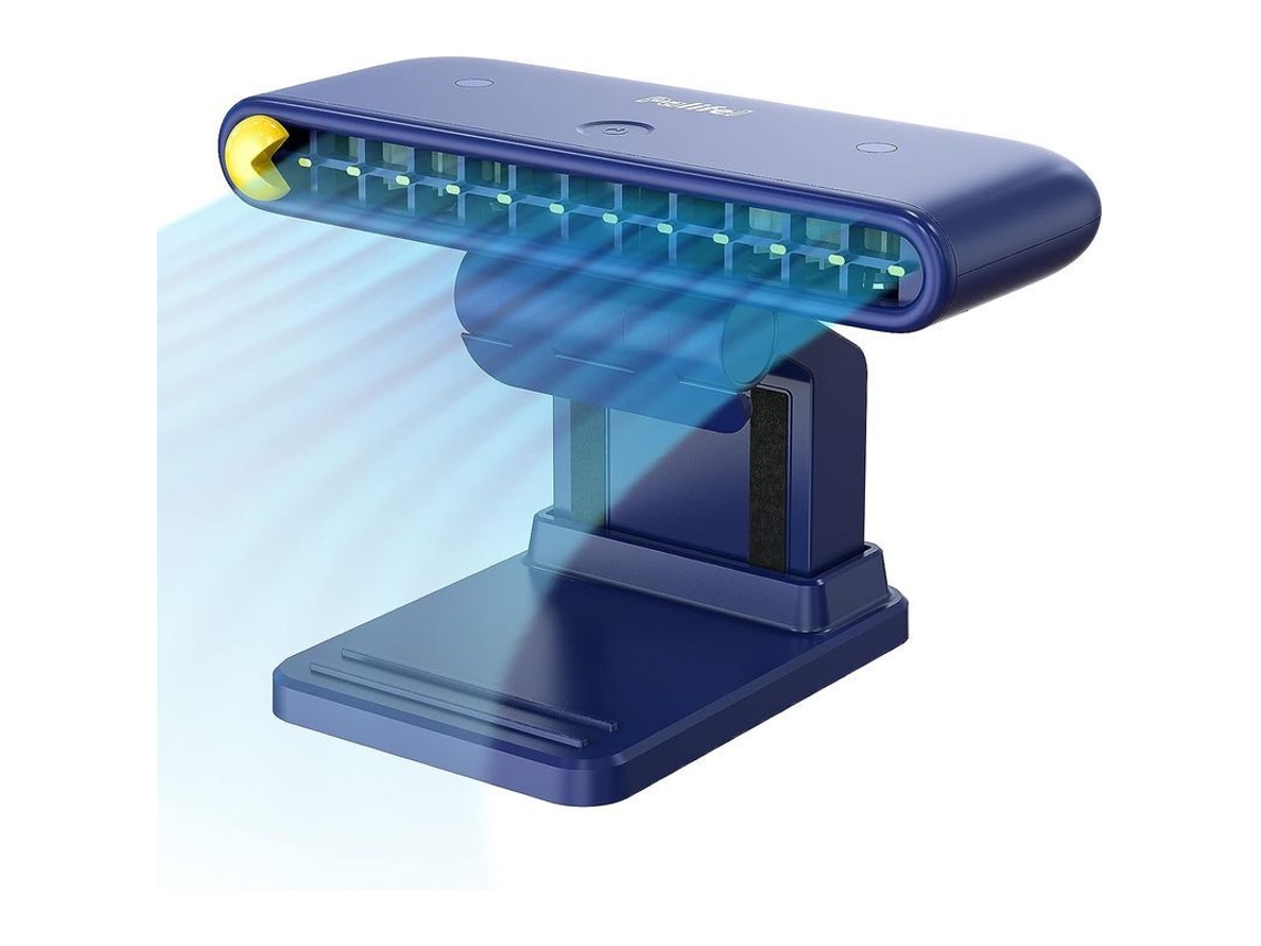 Ventilador de Mesa Portátil YURU com Controle táctil, silencioso, bateria recarregável 2400mah, clip para mesa e telas