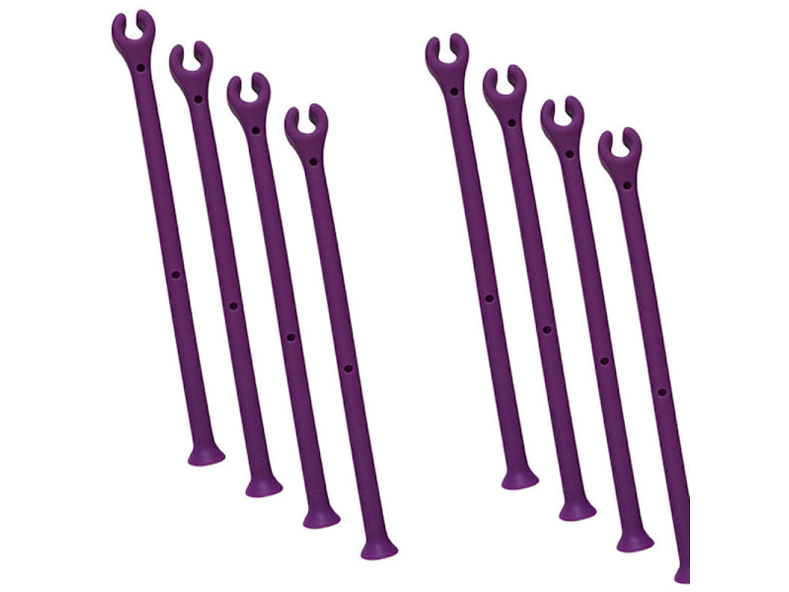 Conjunto de 8 Suportes de Silicone AQUAFORGE para Taças de Vinho para Lava louças