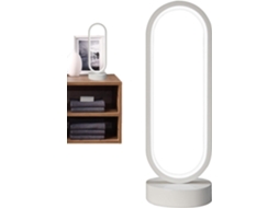 Abajures para sala de estar, abajur de mesa minimalista em formato oval.