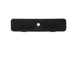 Guarda jatos de pia de silicone de 24 polegadas com suporte para esponja e sabão, preto