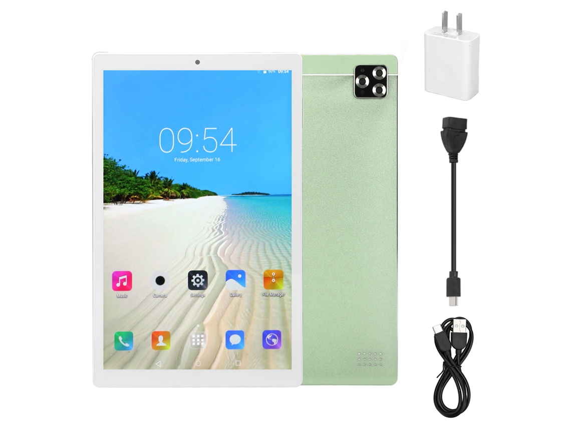Tablet De 10,1 Polegadas Verde Com 64gb E 5g Wifi Other