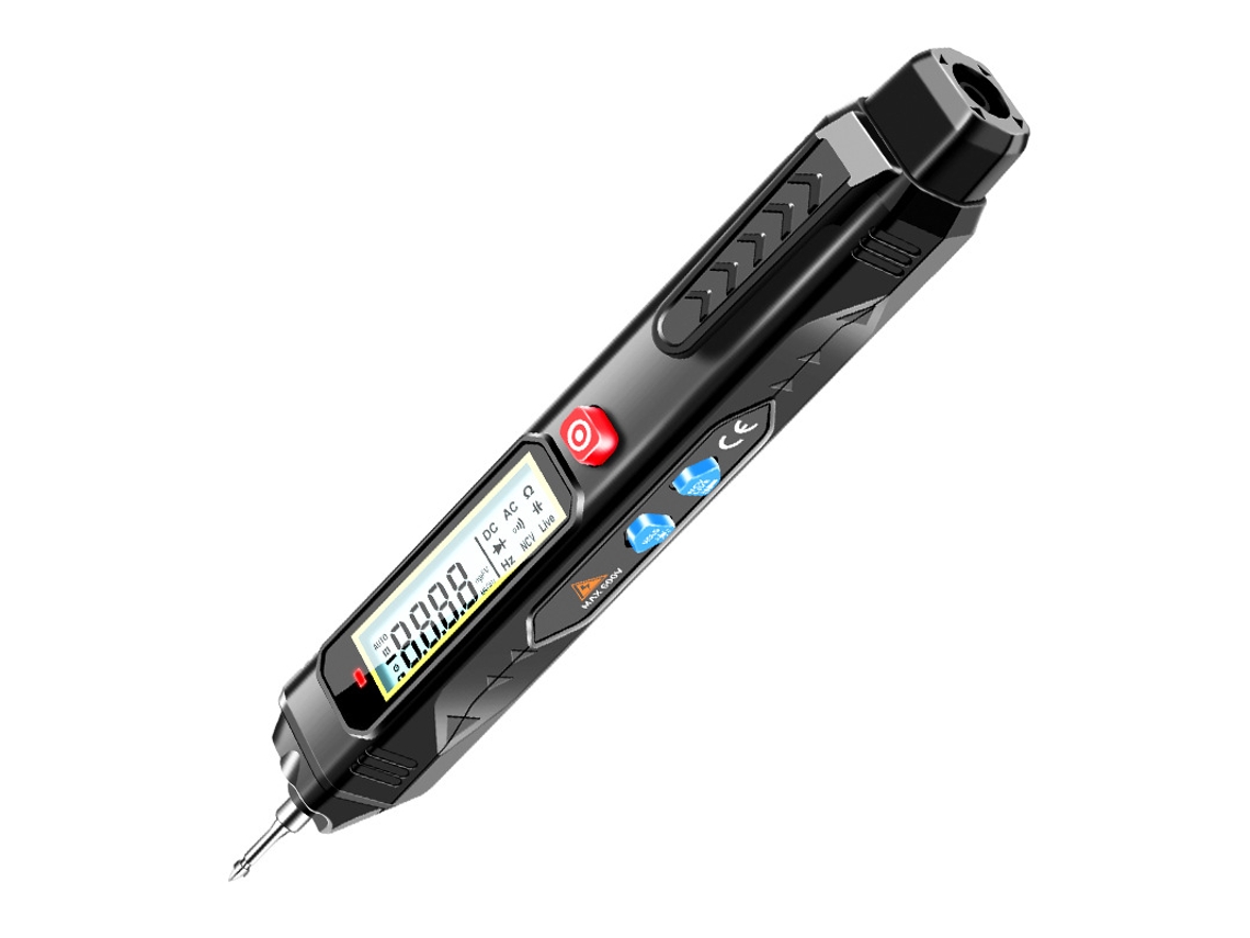 Multímetro Digital Automático Em Formato De Caneta, Caneta De Teste Indutivo De Alta Precisão E Resistente A Queimaduras, Ideal Para Eletricistas.