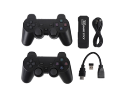 Aetheria console de Jogos Retro Stick 4k 128gb com 2 Controladores Plug And Play Interface Multimídia Hd
