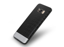 Capa de Telefone com padrão crocodilo para Samsung S8 Plus, antiderrapante