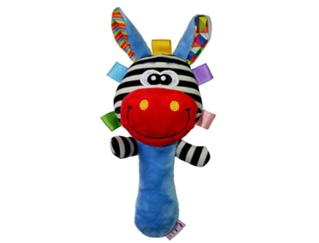 Choque de Mão de Pelúcia Macia para Bebê Recém-Nascido Chocalhos de Pelúcia Brinquedos de Mão Agitador para Bebês 3 6 9 12 Meses LUGA
