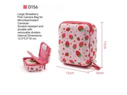 Bolsa Instantânea Para Câmera, Estojo Protetor Para Câmera À Prova De Choque, Bolsa Portátil Para Câmera, Bolsa Rígida Para Câmerapó De Morango Yunzii