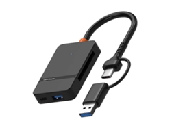 Leitor de Múltiplos Cartões Usb 3.0 compatível com Sd, Microsd, Tf, Ms e Compact Flash AQUAFORGE