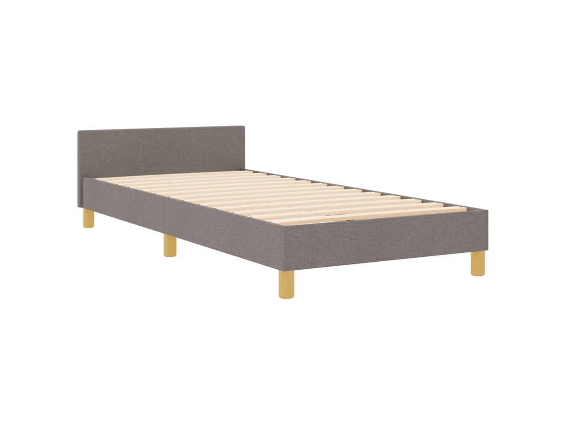 Cabeceira Retangular Taupe Vidaxl Castanho-acinzentado Fabric (100x200 Cm)