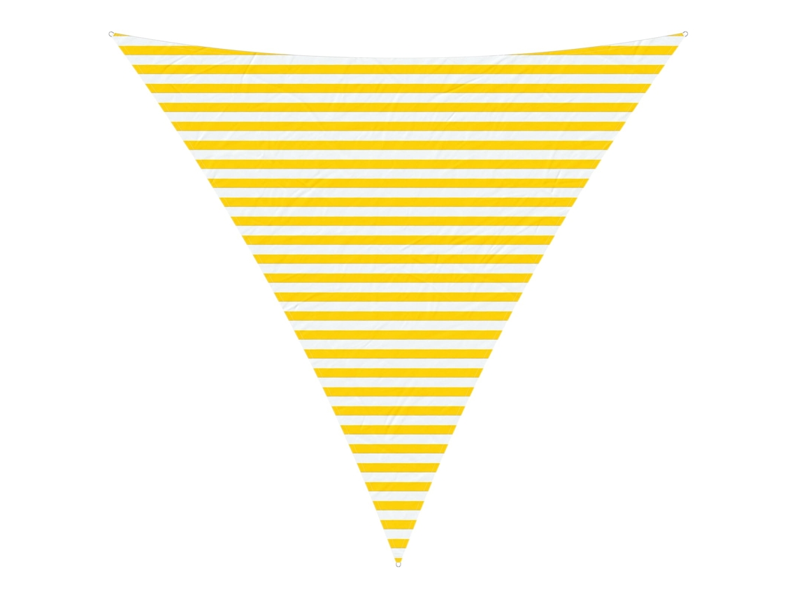 Conjunto 1 Sombra De Sol Vidaxl Amarelo Poliéster (4 X 4 X 4 M)