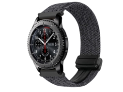 Pulseira De Relógio Trançada Com Fecho Magnético De 22 Mm