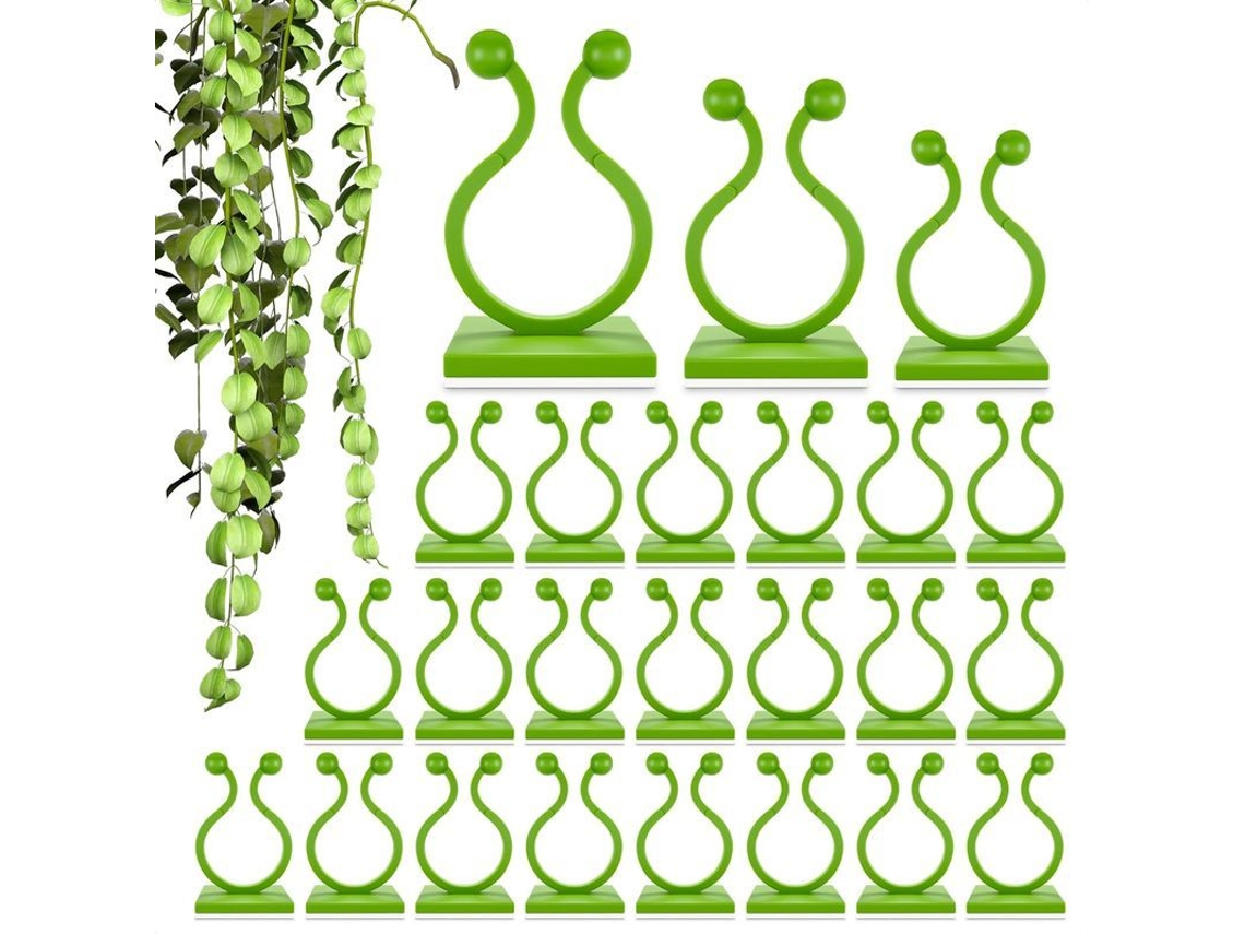 clip para plantas trepadeiras com 3 tamanhos apoio para parede jardim 110 peças