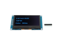Módulo de Tela Oled de 2.42 Polegadas com Porta Série Spi e Controlador Ssd1309 para Diy Mra091c Azul