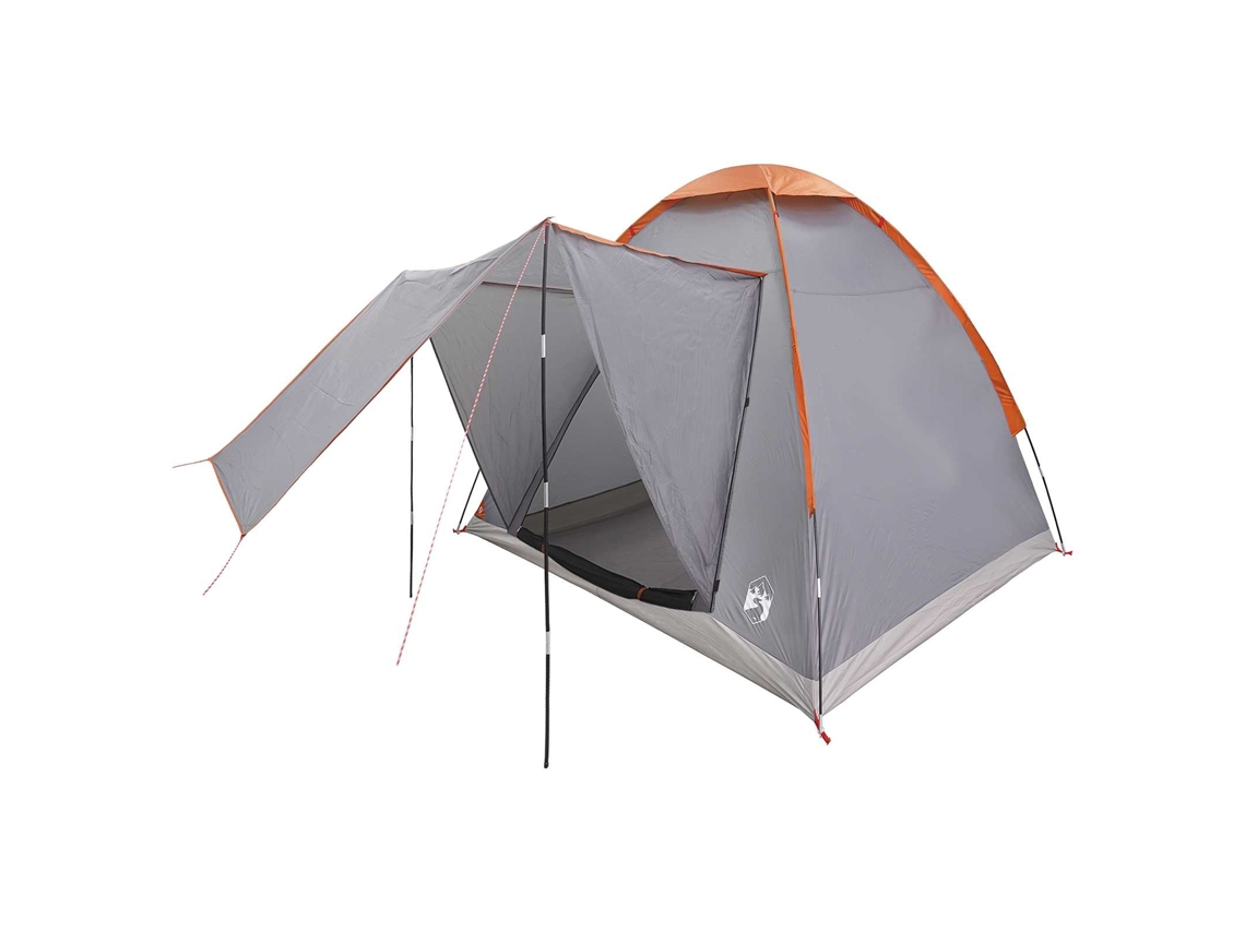 Conjunto 1 Barraca De Camping Vidaxl Cinzento Poliéster (2 Pessoas)