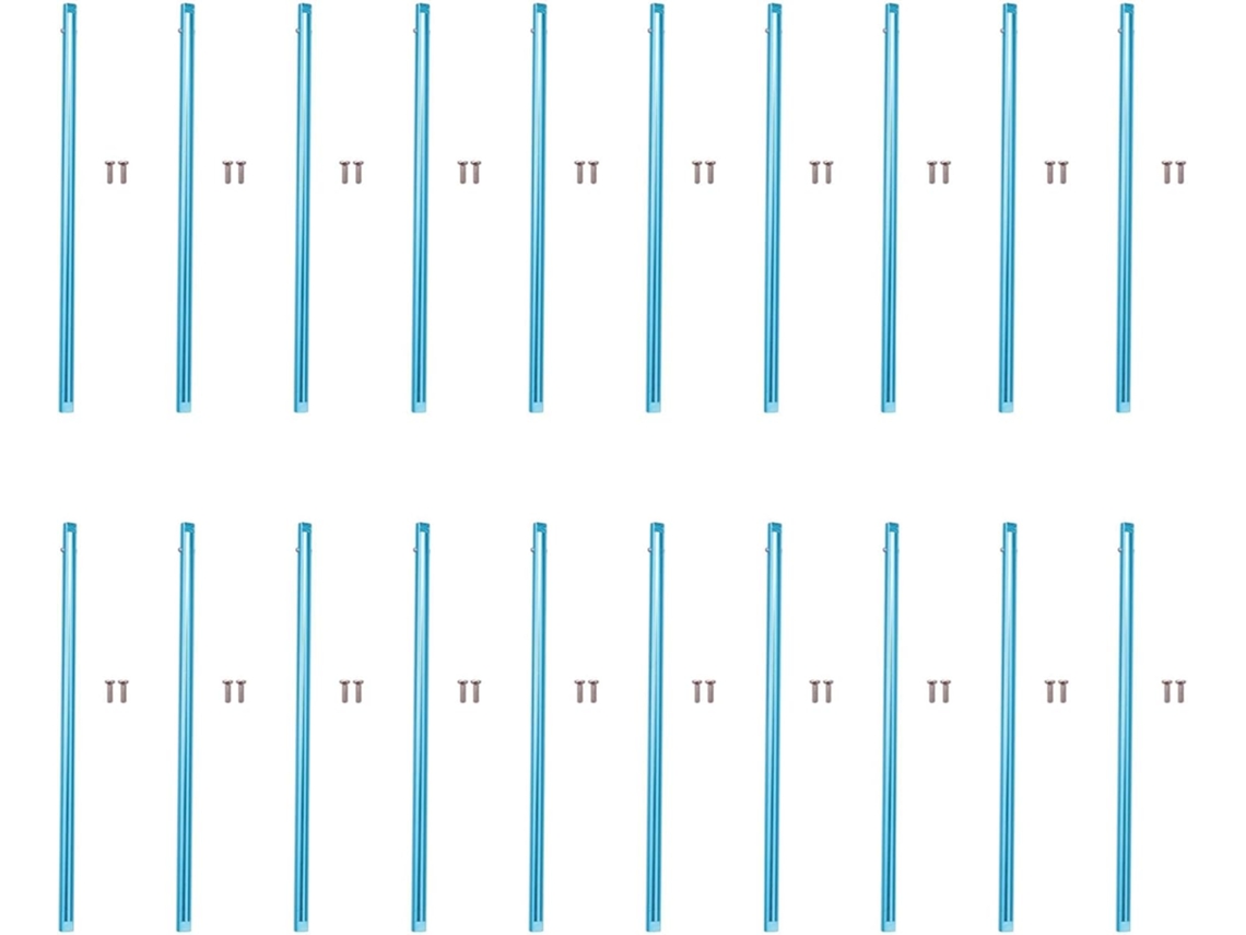 Eixos de Transmissão SFUSHOS para Carrinhos RC, metal, azul, 20 unidades