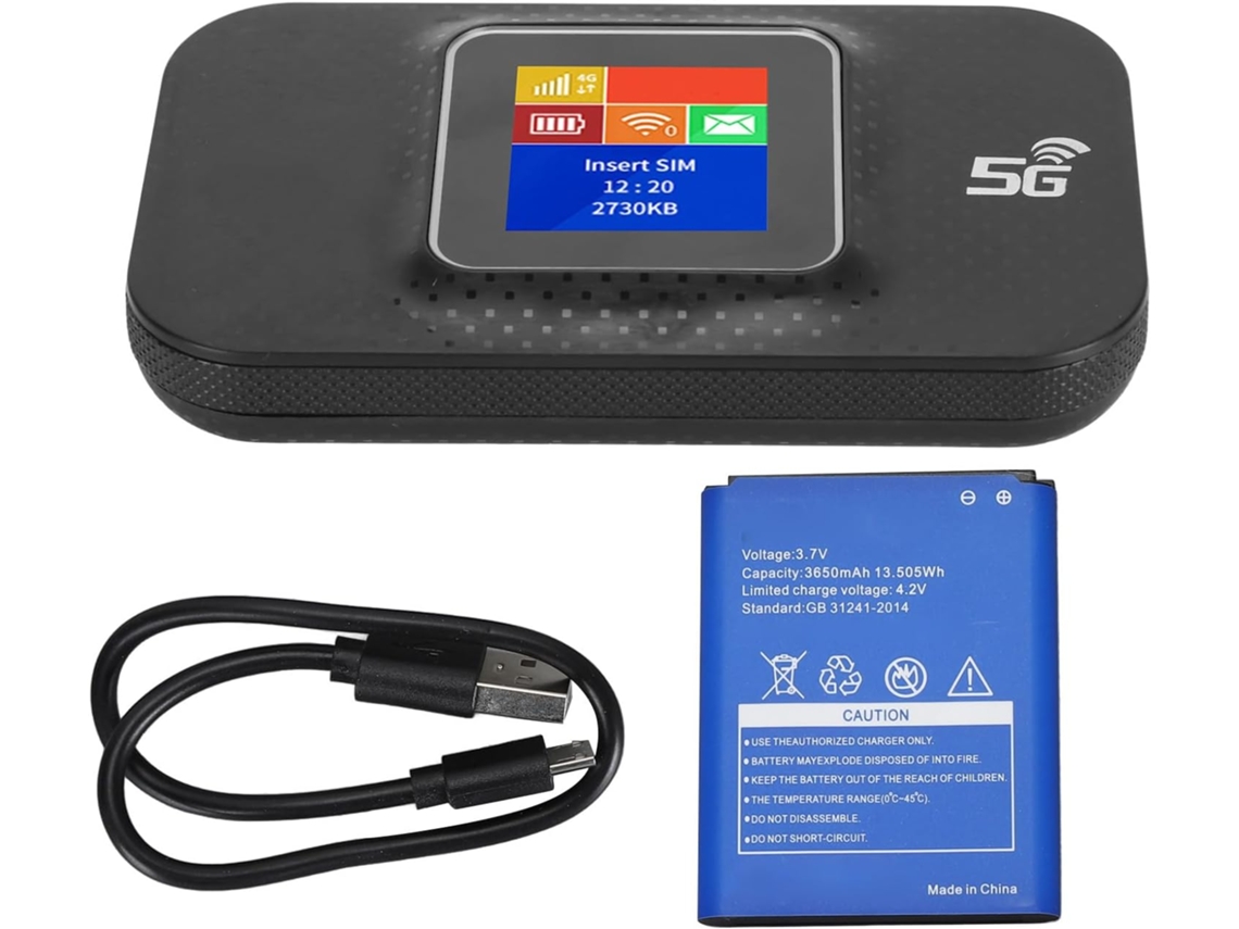 Roteador Portátil 4g Wifi Hotspot, Tela Colorida De 1,44 Polegadas