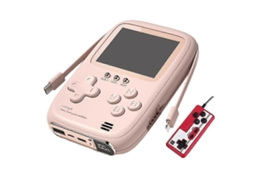 Console de Jogos Retrô Portátil + Controle 2 em 1, 10000 Mah, com Carregamento de Dois Fios, Nostalgia Retrô para Crianças. GOKOCO