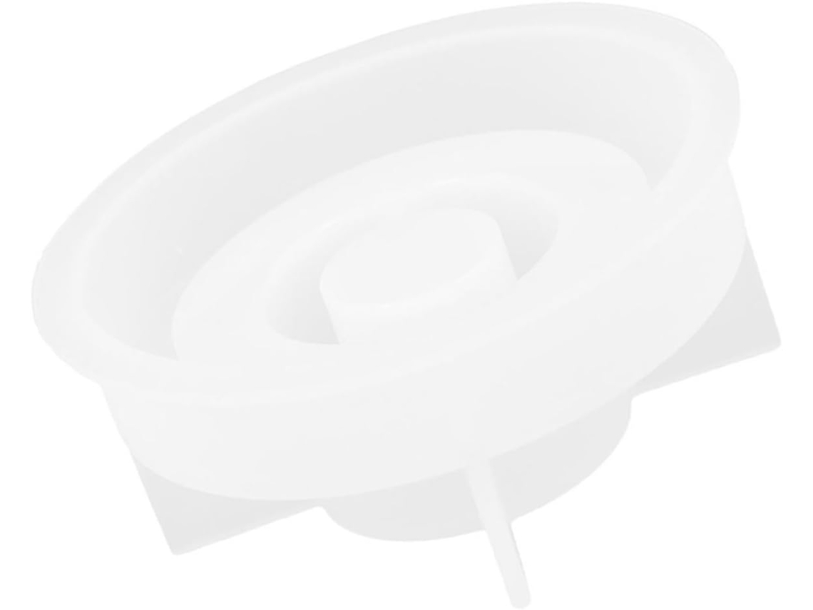 Molde De Silicone Branco Redondo Para Velas, Faça Você Mesmo