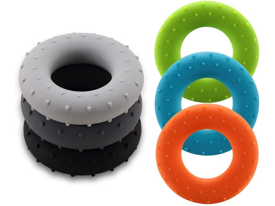 Manga De Silicone Para As Mãos, Com Capacidade De 13, 6kg A 22, 7kg, Anel De Preensão Para Treinamento Do Antebraço
