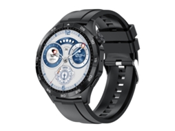 (preto) Smartwatch Com Tela Amoled Redonda De 1,43 Polegadas E Suporte Para Chamadas Via Bluetooth.